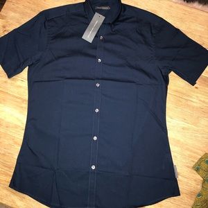 💥💥NWT Men’s French Connection Plain Button Down